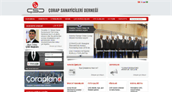 Desktop Screenshot of csd.org.tr